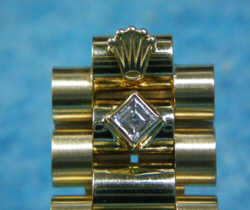 ロレックス　腕時計　ベルトにダイヤモンドの装飾